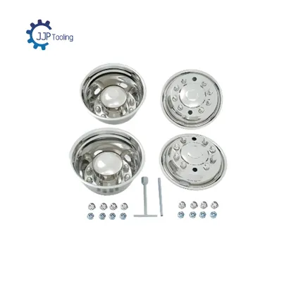 Stainless Steel 10-Hole Wheel Cover for 22.5 Inch Wheels