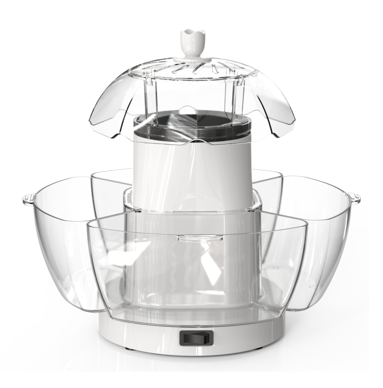 Party Time Popcorn Popper Hot Air Popcorn Maker with bowl