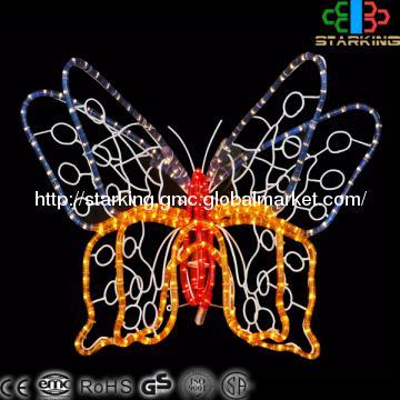 Motivo di farfalla 3D LED luce
