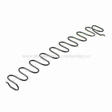 Furniture Spring, Used in Furniture and Mattress, Zigzag Spring with 0.08 to 10mm Wire Diameter