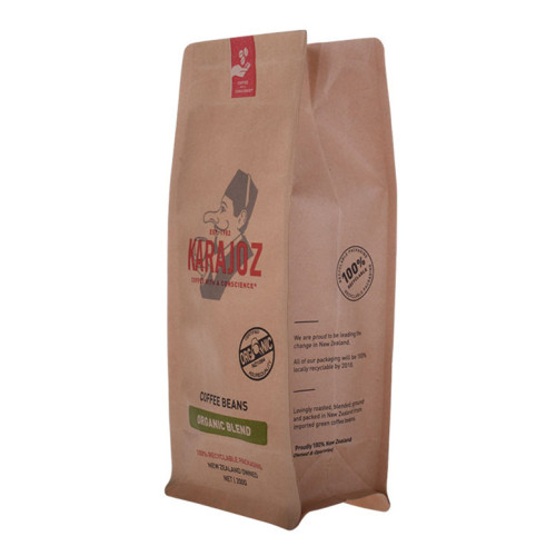 Full color printing nature kraft paper coffee bag