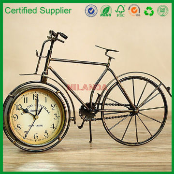 Vintage Iron Art Tieyi Bicycle Decoration for Fashion Rustic Desk Mute Garden/Home Living Room (M-10927)