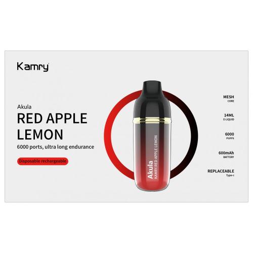 Itali Baru Vape Puff 6000 Kamry Akula