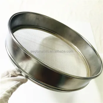 8.12 Inch Sieve with 10um Pore Size for Standard Laboratory Nickel Powder Testing
