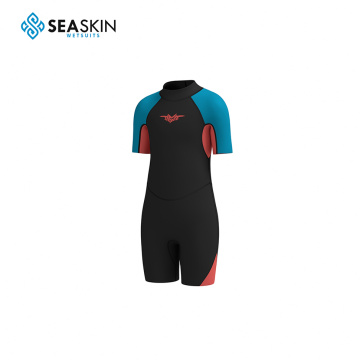 Seaskin Durable Boy's Shorty High Quality Diving Wetsuit