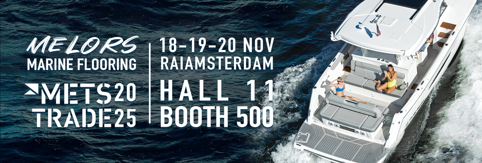 Melors Marine Flooring Supplier Exhibiting at METSTRADE Amsterdam 2025