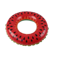 Summer water play Inflatable printed watermelon swim ring