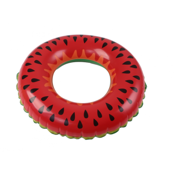 Summer water play Inflatable printed watermelon swim ring