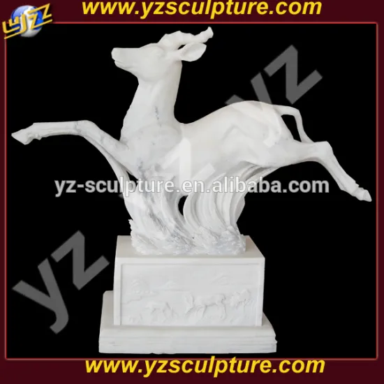 large garden natural stone deer statue for sale