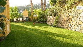 12800Dtex Green Fake Outdoor Artificial Grass Turf w/ Yarn