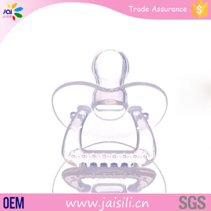 new 2016 silicone baby transparent pacifier baby care products