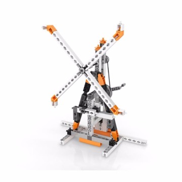 Simple Machines Building Blocks: Space Educational Windmill Truck Crane Set for Kids