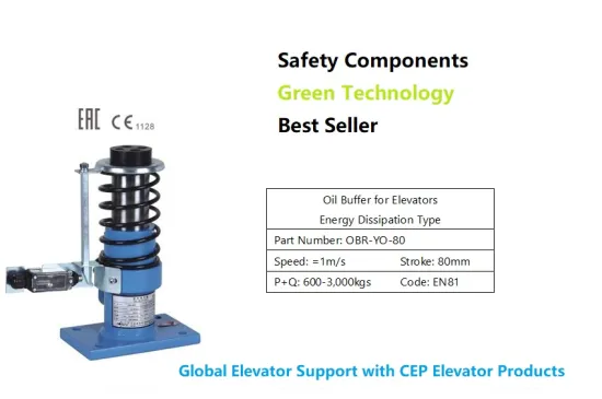 1m/s Passenger Elevator Oil Buffer