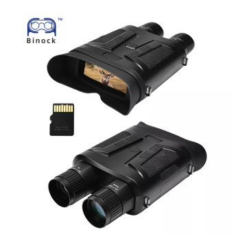 Binock Hunting NV800S: Fortgeschrittenes Breitbild -LED -Display digitales Fernglas mit Nachtsicht, Infrarotsystem und 64 GB Speicherkarte