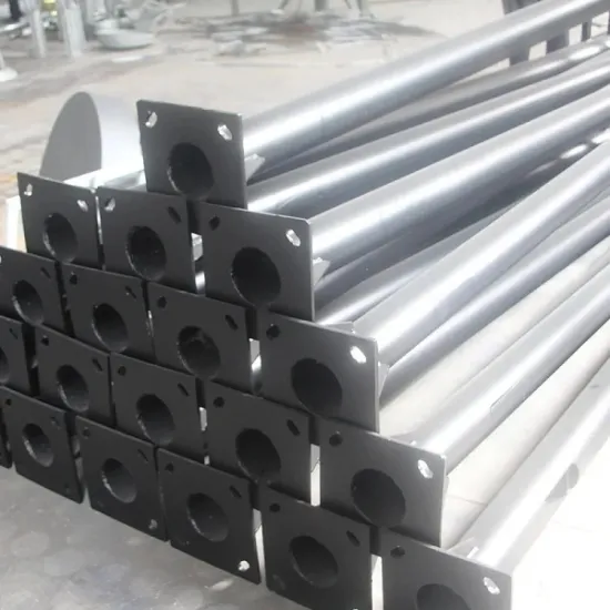 Hot Dipped Solar Light Pole