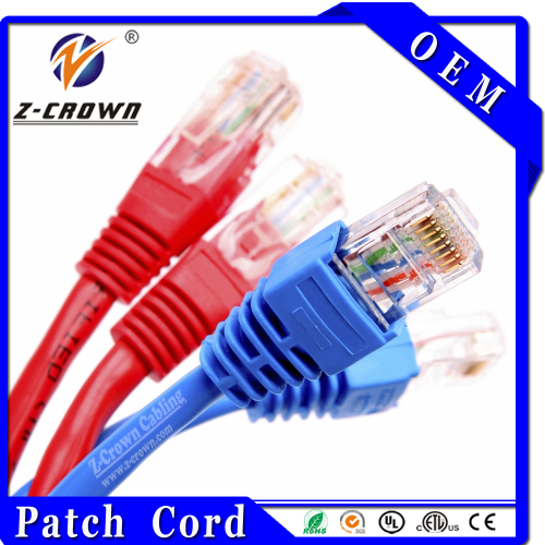 Eia/tia568b Cable Patch Cord Cat5e Cat6,utp,ftp/rj45 Cable, High Quality Eia/tia568b