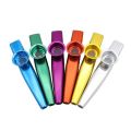 SEWS-Set of 6 Colors Metal Kazoo Musical Instruments Good Companion for A Guitar Ukulele Great Gift for Kids Music Lovers