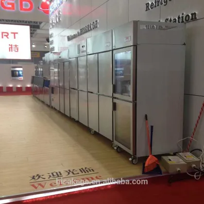 four doors refrigerator with large capacity,Stainless steel 304 door of refrigerator