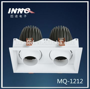 Indoor lighting 2x20w led grille downlight