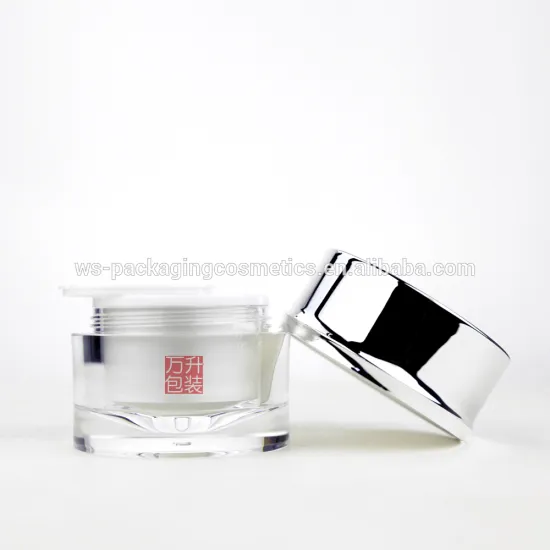 Cream Acrylic New Design Plastic Container Cream Lotions