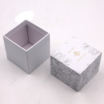 Rigid Luxury Square Gift Candele Box con logo