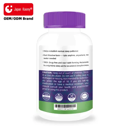 Shecome Melatonin Tablets You Fall Asleep Faster Melatonin