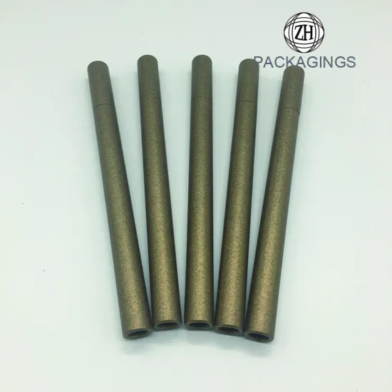 New designed recycled craft paper tube box