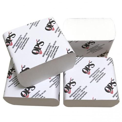 2ply One inter -складка спливаюча туалетна папір
