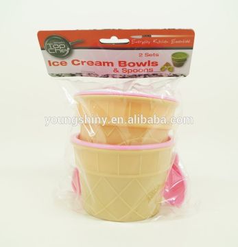 59674E high quality 2-pc ice cream plastic containers