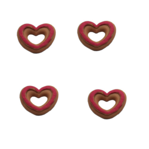 Valentine's Day Decoration Cookies Miniature Dollhouse Food Slime Charms Embellishments For Scrapbooking Jewelry Making