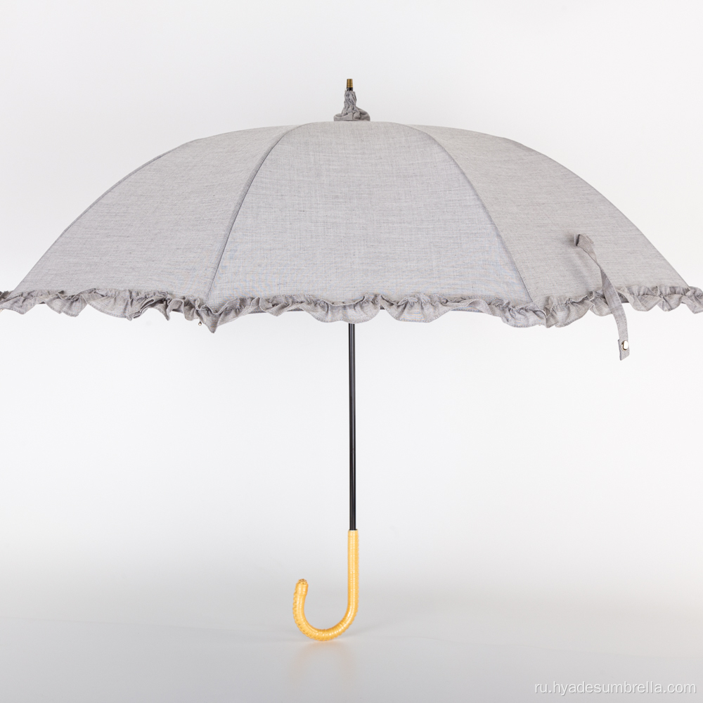 Элегантные женские зонты с защитой от ветра