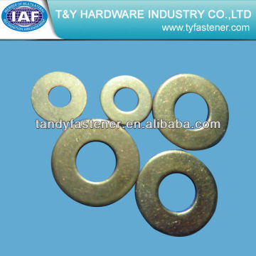 zinc yellow plated round washer din931