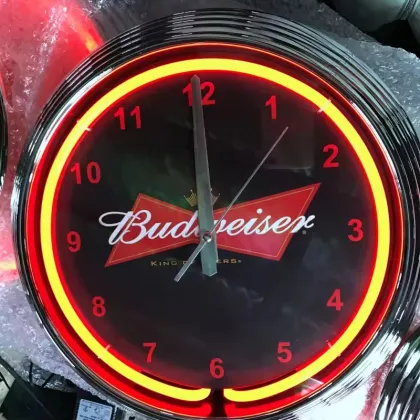 Tower Shape Neon Clocks