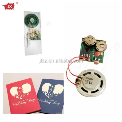 Plastic Speaker Module for Paper Card Custom Sound System