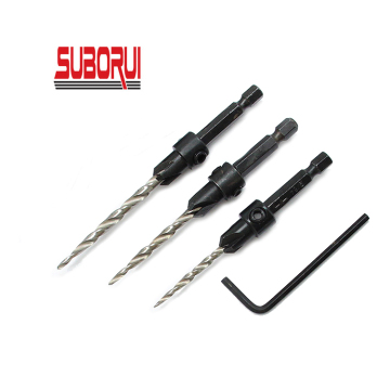 Borui High-Quality HSS Countersink Screw and Drill Bits for Wood