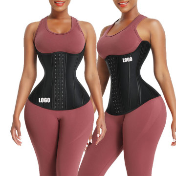 Hot Sale Custom Logo Plus Size Tailer Cincher mit 14 Stahlknochen - Frauen -Latex -Tailentrainer für Frauen