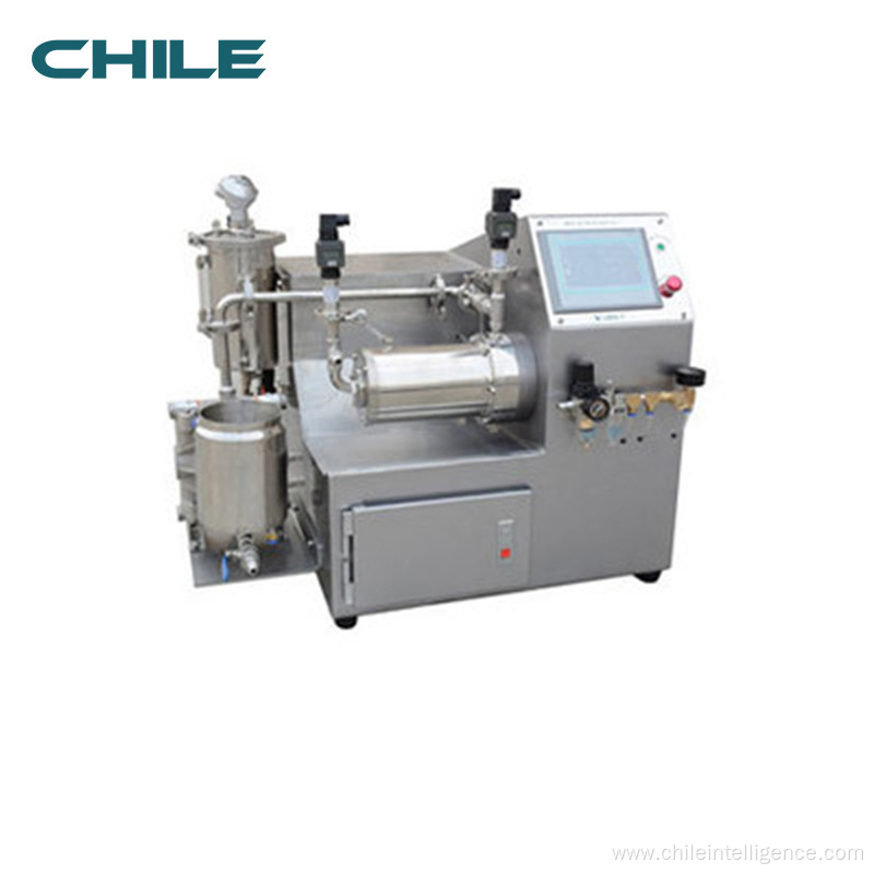 Small horizontal pin type nano sand mill