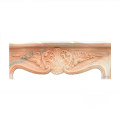 Rococo Reverie Hand-Carved Carrara Marble Fireplace Mantel