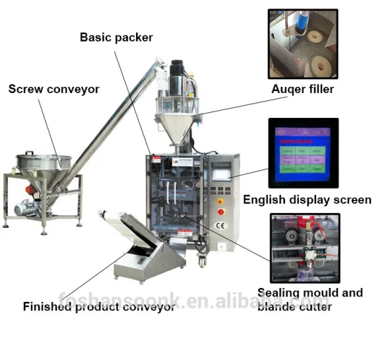 SK-L420FT 1kg soonk soy bean spices coffee vertical Powder Packing Machine