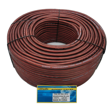 DMX Consile Speaker Wire Cable OFC Copper 2-Core 24AWG Twisted Shielded Microphone Cable - 100M Hifi Audio XLR Mic Cable Roll