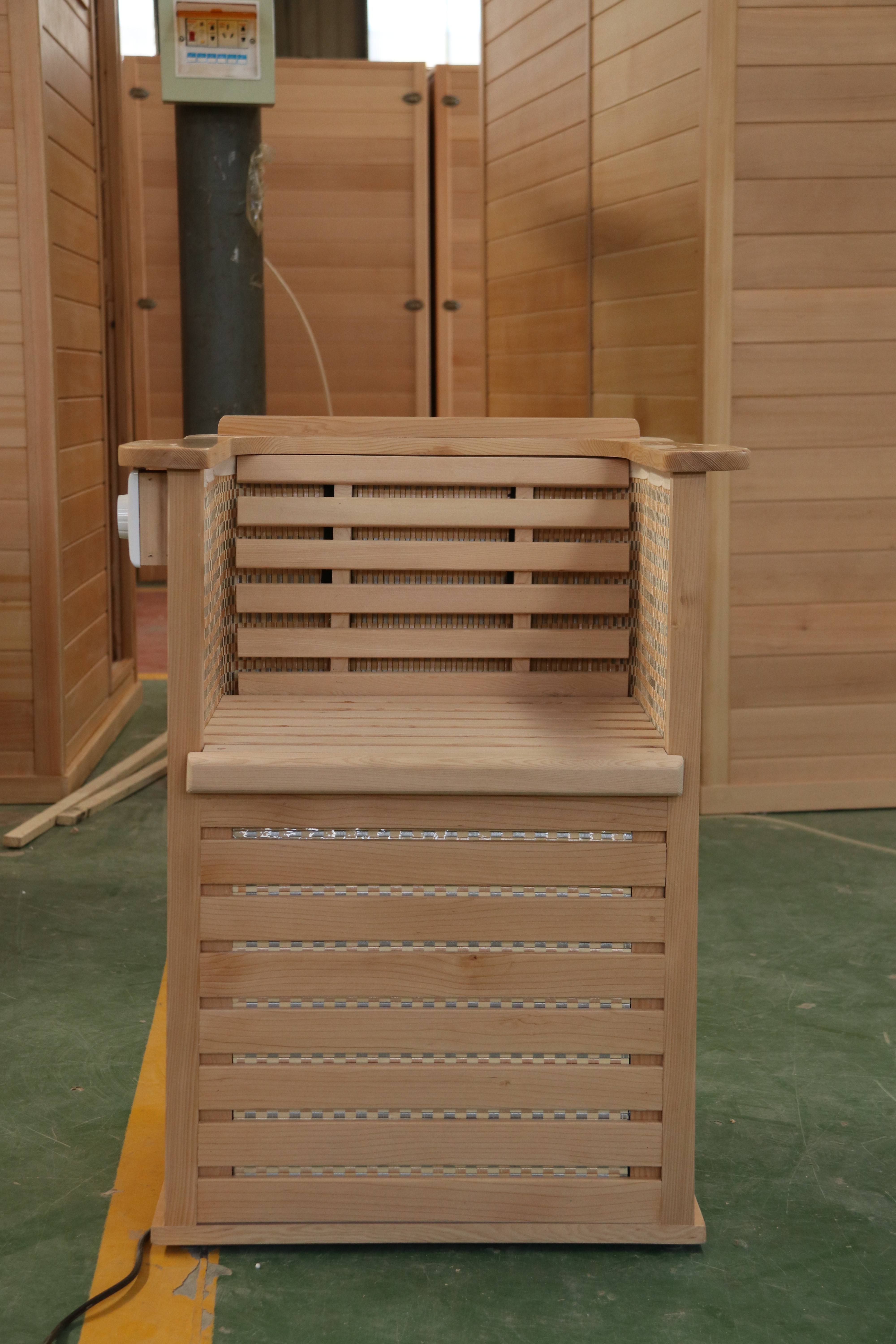 Mini Hemlock Wood Sauna Bathroom Foot Sauna