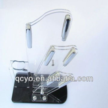 Multifunction high quality acrylic knife display case