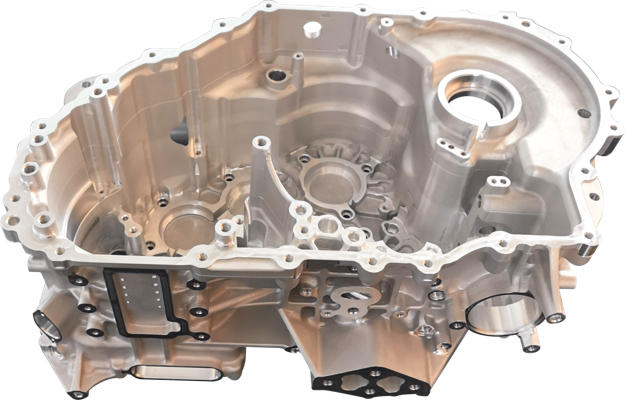 hybrid transmission housing