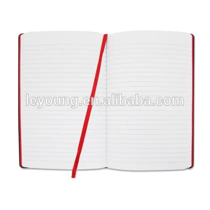 Elastic Band Black Leather Journal Diary Notebook