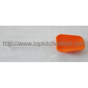 Silicone spatula with PS handle,Silicone BBQ spatula