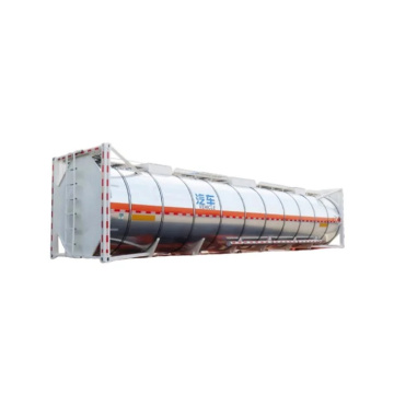 40 Feet ISO Insulated Stainless Steel Tanker Liquid Tank Container