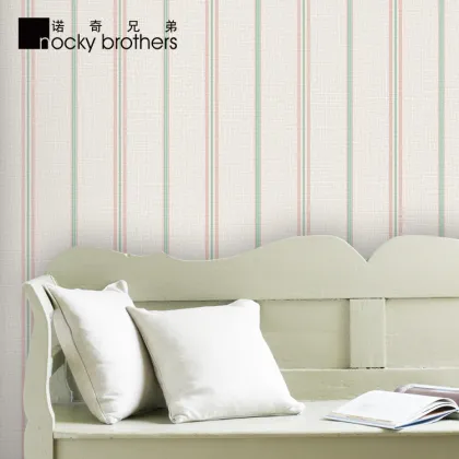 Vertical Stripe Wallpaper for Living Room, Bedroom, and Study