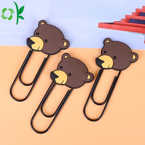 Thiết kế mới dễ thương Silicone Bookmark cho quà tặng