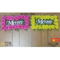 20"Artifical rose Mom Pillow Cemetery