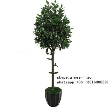 Q090529 artificial bay tree garden decoration ornamental indoor plants laurel bonsai tree
